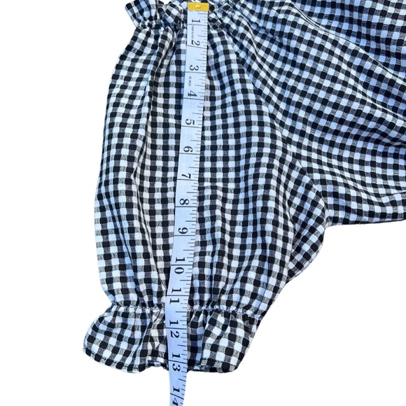 Buffalo David Bitton Seersucker Top Size M - Picture 5 of 6